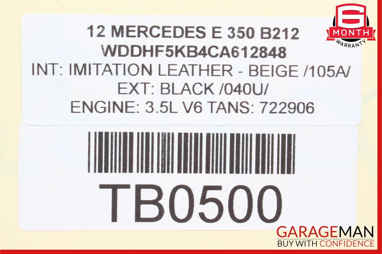 10-16 Mercedes W212 E350 E550 Front Left Side Top Upper Control Arm RWD