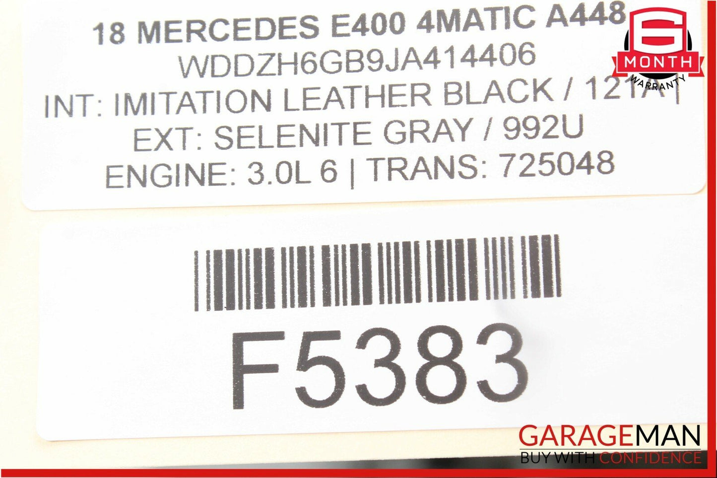 16-18 Mercedes W213 E400 Gas Accelerator Throttle Pedal 2053000004 OEM
