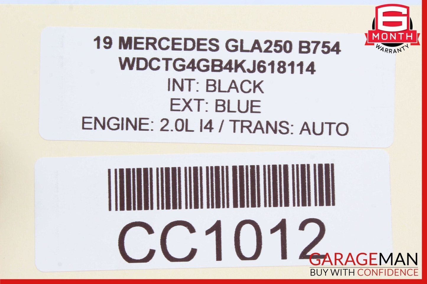 13-19 Mercedes X166 GL450 GLA250 Rear Right Side Door Window Regulator Motor