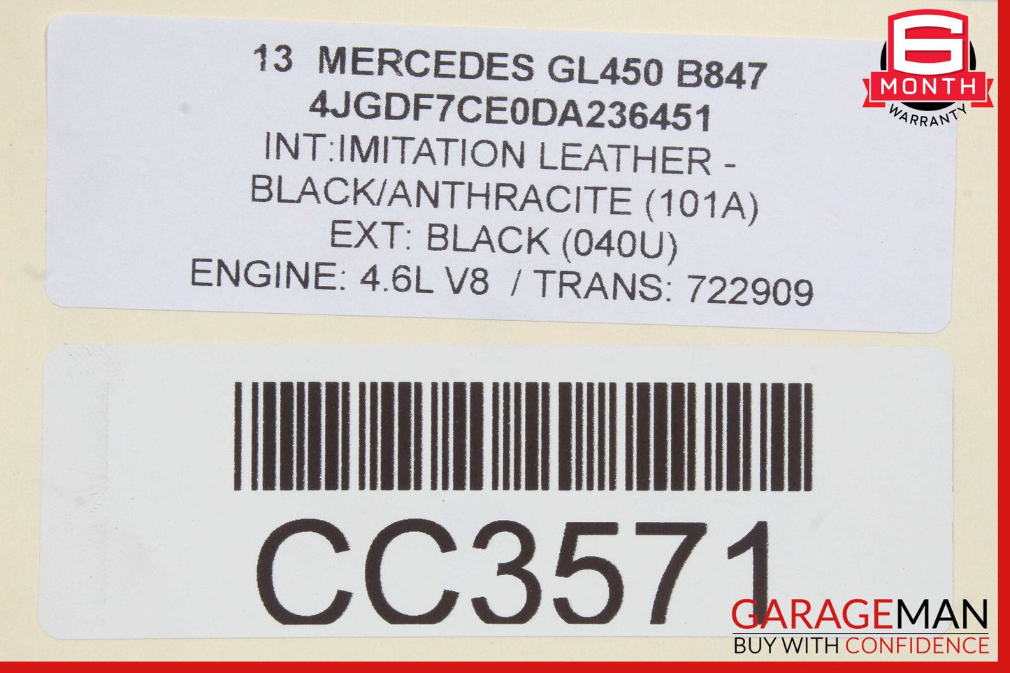 Mercedes X166 GL450 ML550 722.9 7G AWD Automatic Transmission 722.909 OEM