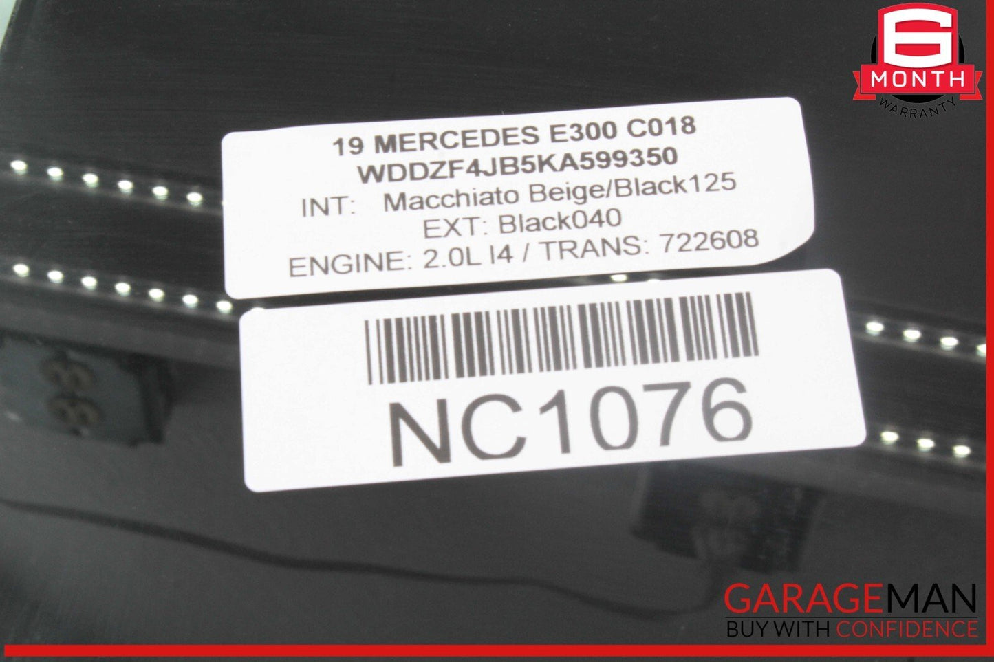 17-20 Mercedes W213 E300 Rear Right Passenger Side Door Window Auto Glass OEM