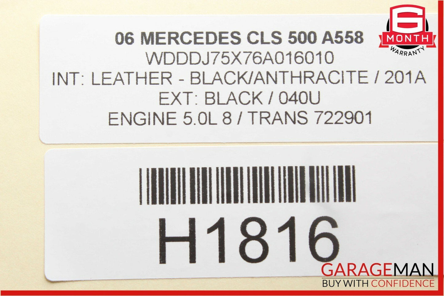 06-11 Mercedes W219 CLS500 CLS550 Rear Right Door Computer Controller Module
