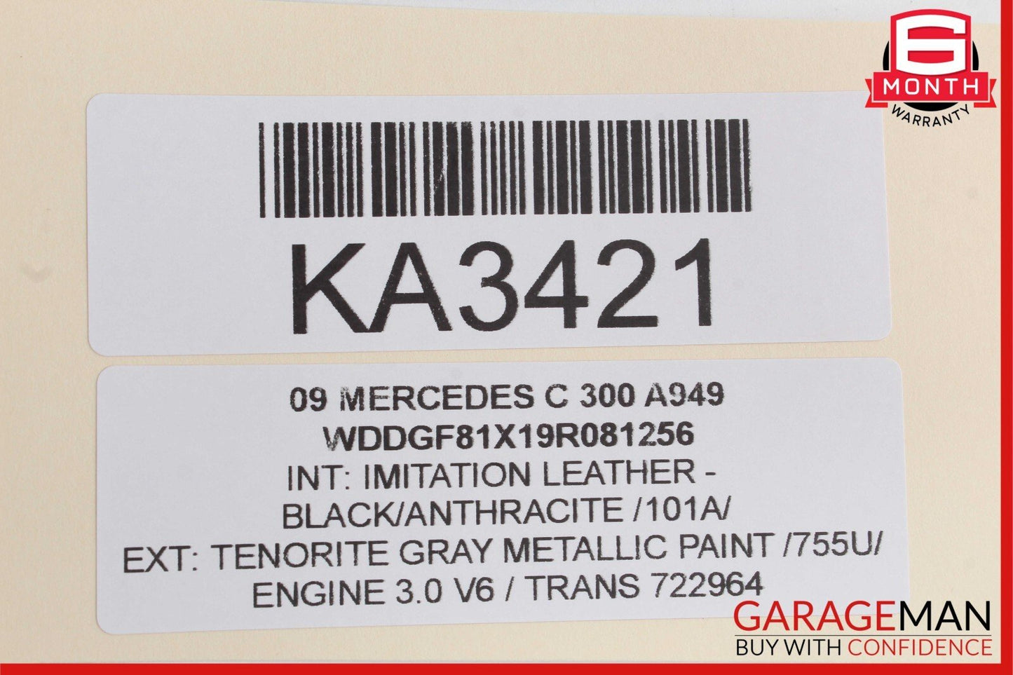 03-08 Mercedes R230 SL500 SL55 AMG Left Driver Under Seat Control Module Unit