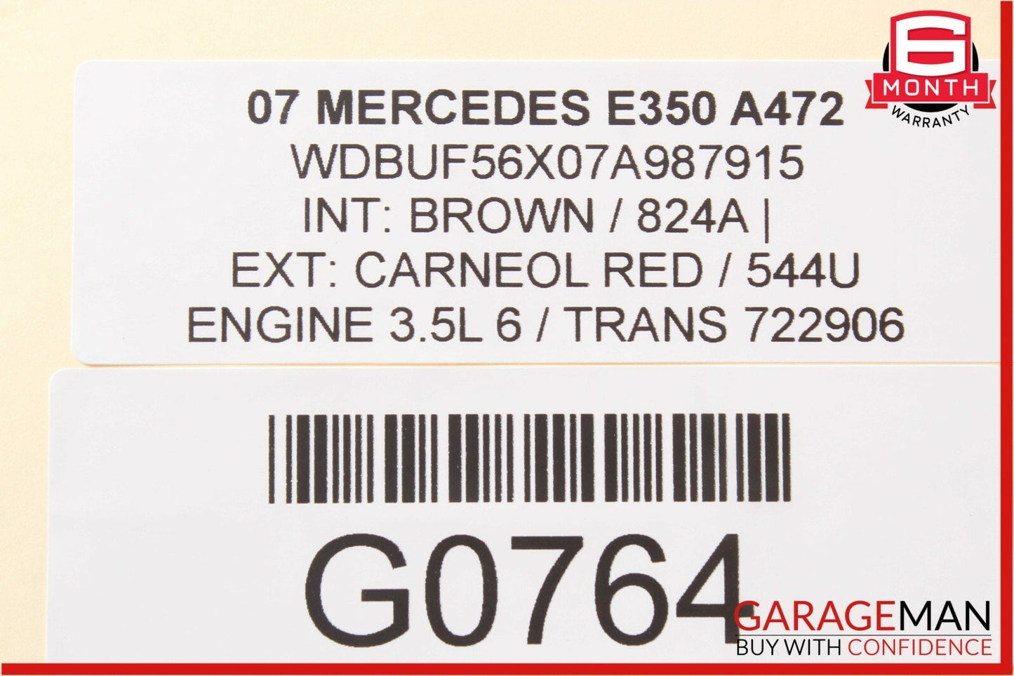 03-09 Mercedes W211 E350 E500 E550 Door Control Module Rear Right Side OEM