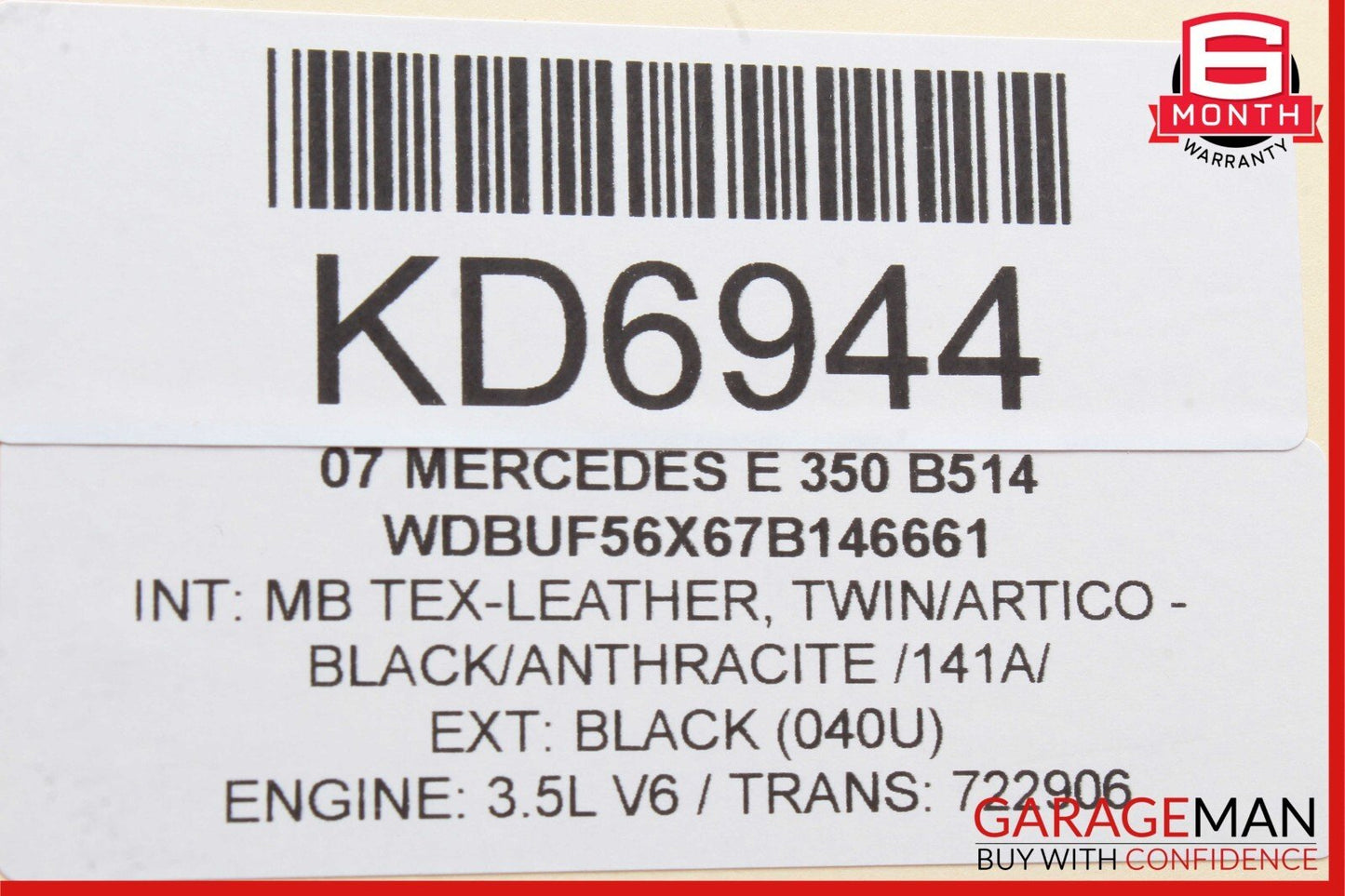 05-11 Mercedes W211 E350 SLK280 CLS550 Right Side Engine Motor Mount Bracket OEM