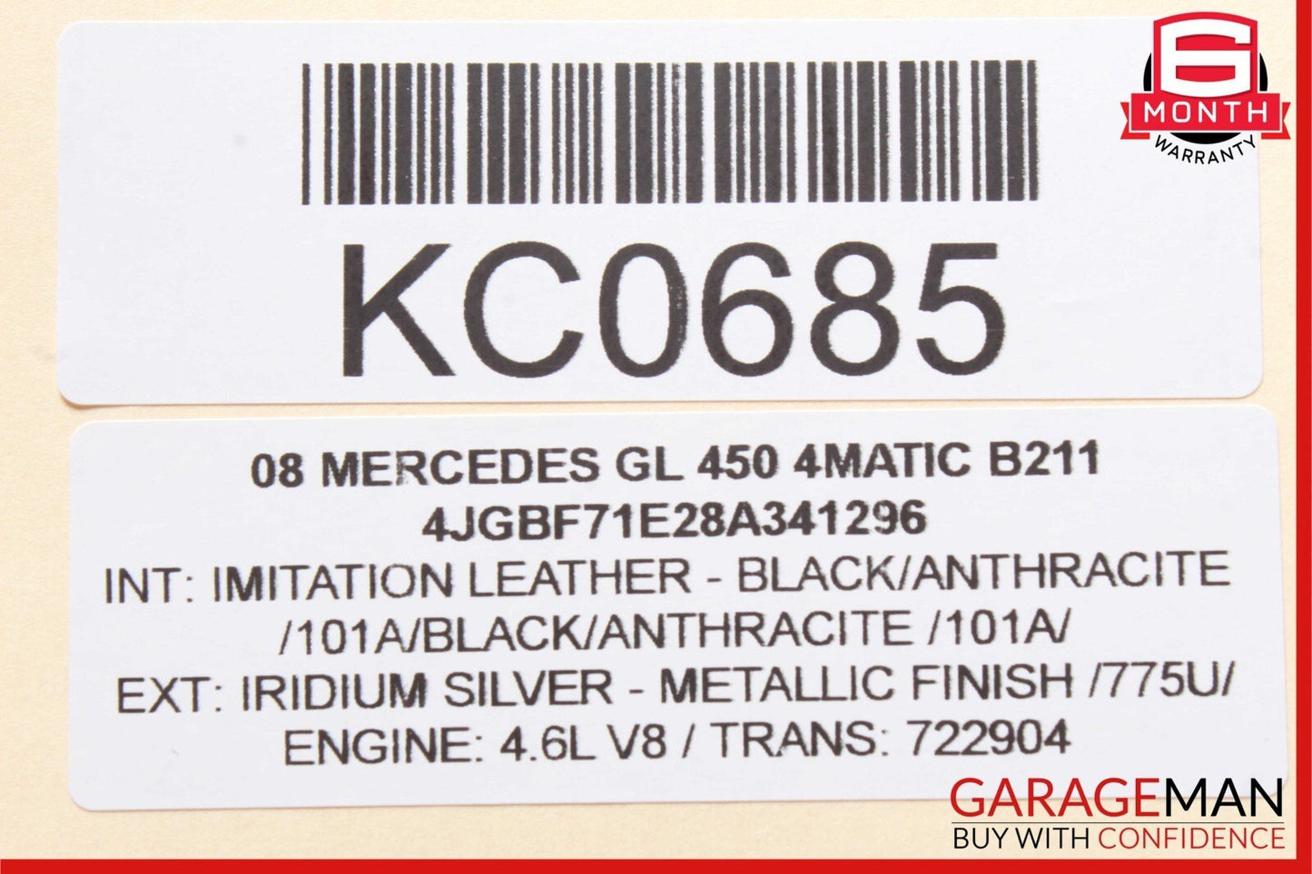 03-12 Mercedes GL450 CLS550 ML550 Sirius Satellite Radio Receiver Module OEM