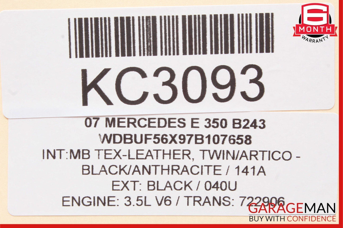 03-09 Mercedes W211 E350 E320 E63 AMG Front Left Side Door Controller Module OEM