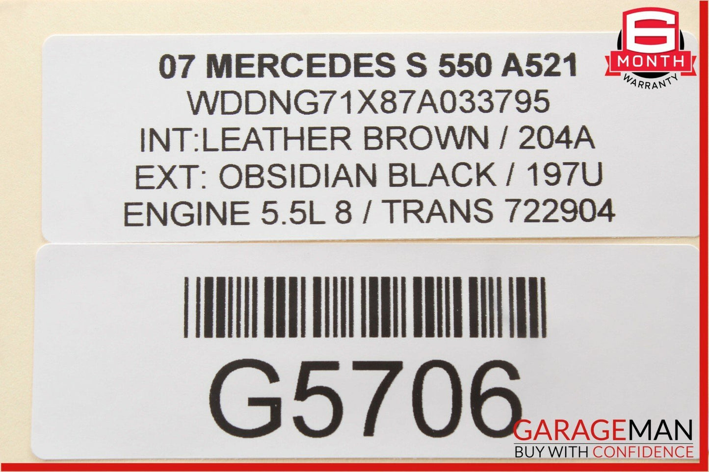 07-13 Mercedes W221 S550 S63 AMG Right Side Headlight Washer Nozzle Pump OEM