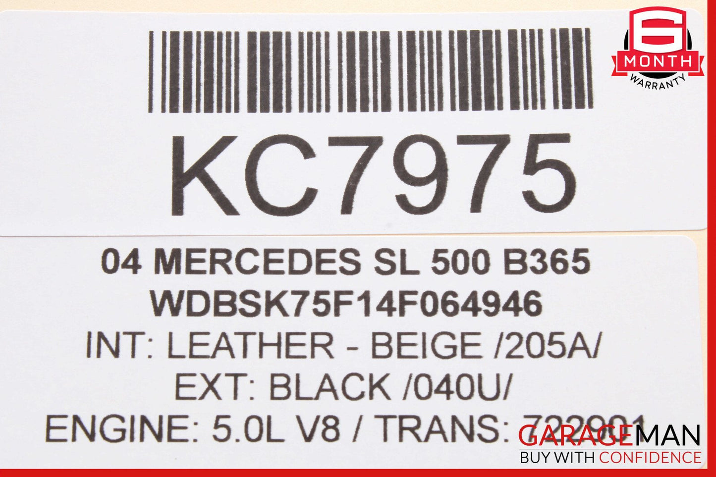 03-08 Mercedes R230 SL500 SL550 Door Audio Speaker Bose Right Passenger Side OEM