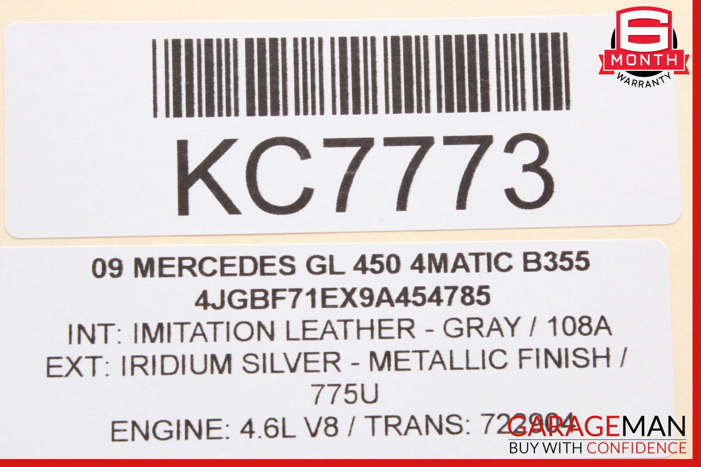 06-12 Mercedes X164 GL450 GL550 ML350 Keyless Go Control Module 1648206285 OEM