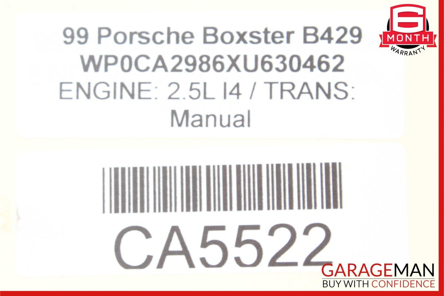 97-04 Porsche Boxster 986 Carrera 911 Front or Rear Suspension Lower Control Arm
