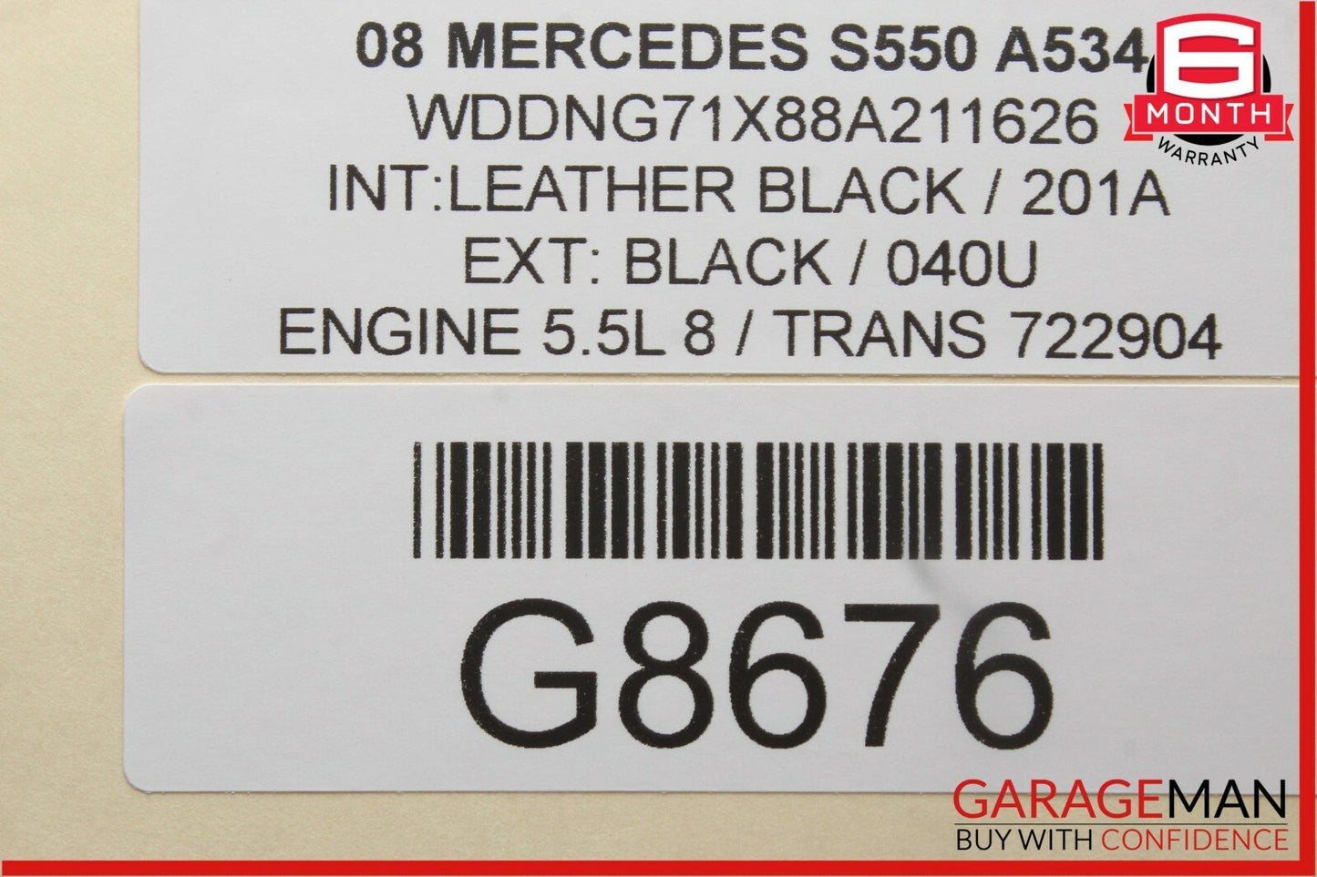 Mercedes S550 E550 CL550 SLK350 E350 Engine Intake Filter Air Box Assembly OEM