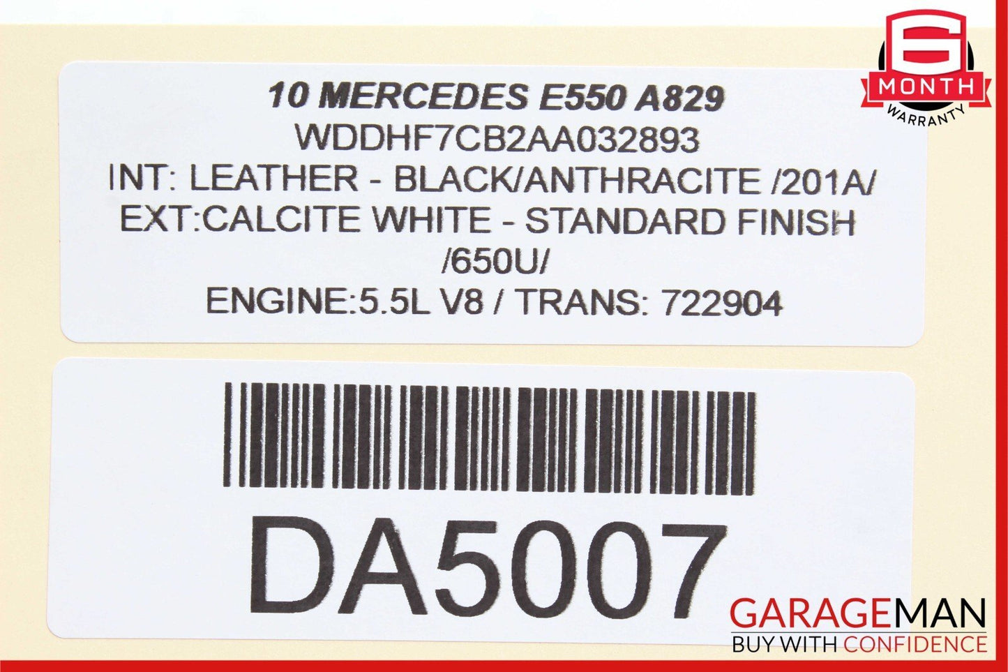 08-14 Mercedes W212 E550 C300 CLS500 Front Right Door Lock Latch Actuator OEM