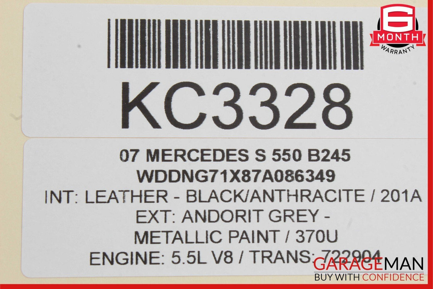 07-14 Mercedes W221 S550 Front Left Side Keyless Go Door Lock Latch Actuator