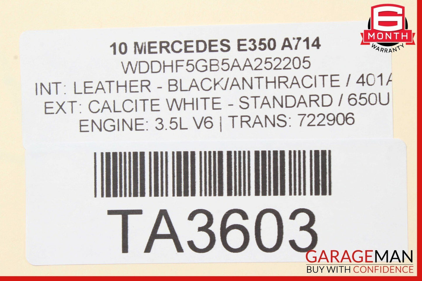 08-16 Mercedes E350 C350 Rear Differential Diff Axle Carrier Assembly 2.82 RWD