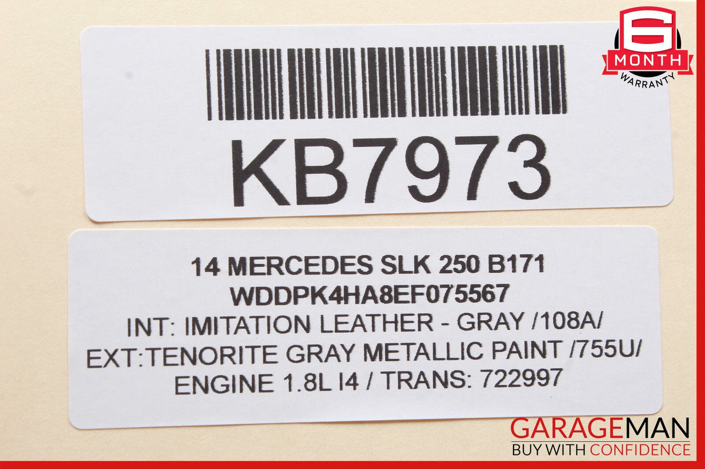 12-16 Mercedes R172 SLK250 Gear Shift Shifter Selector Box 1722670124 OEM