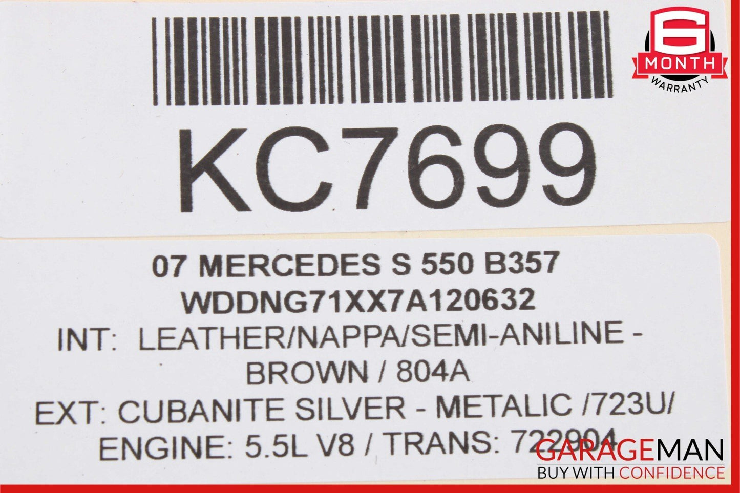 07-13 Mercedes W221 S550 S350 Rear Left Keyless Go Door Lock Latch Actuator