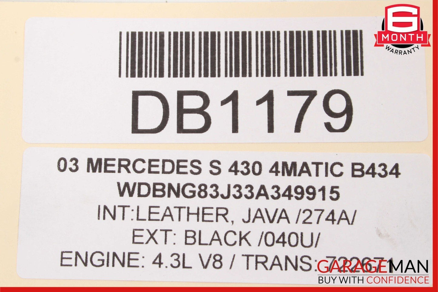 00-06 Mercedes W220 S500 CL500 Engine Radiator AC A/C Cooling Condenser Assy