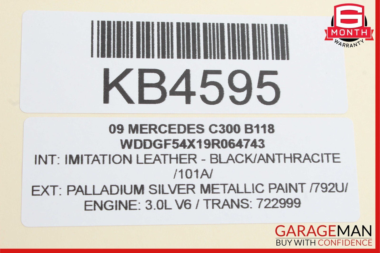 08-14 Mercedes W204 C300 C350 Rear Left Driver Side Door Lock Latch Actuator OEM