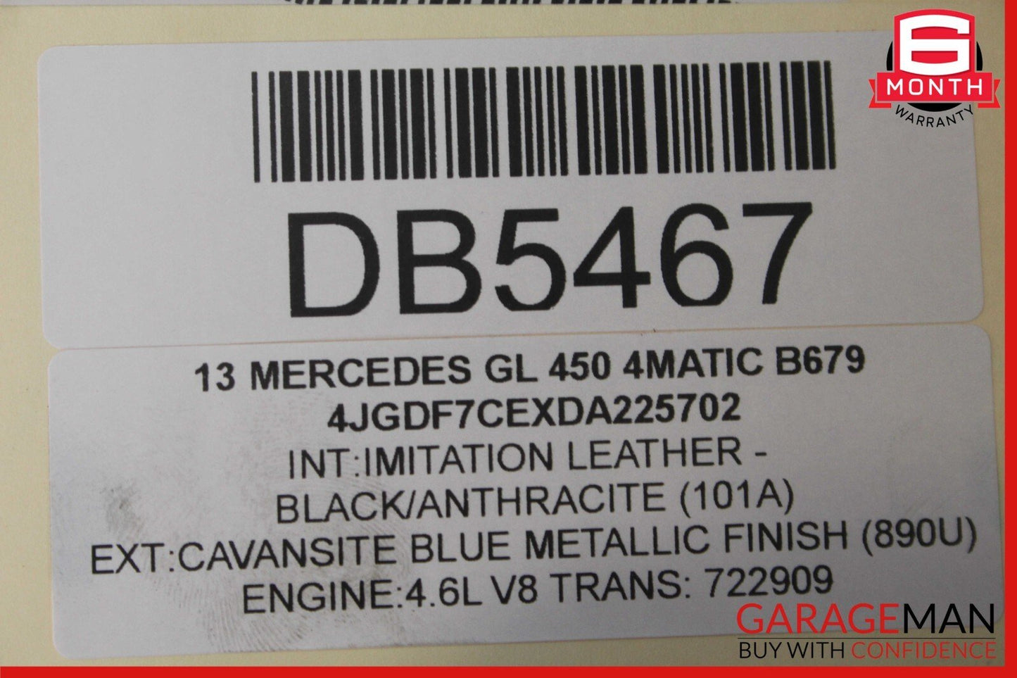 12-19 Mercedes X166 GL450 GLE350 Front Sub Frame Subframe Engine Crossmember