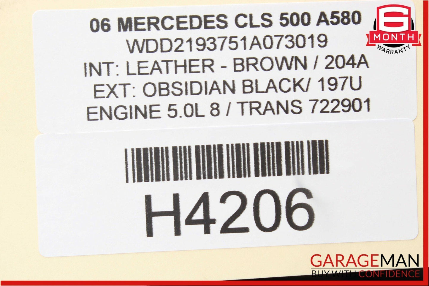 06-11 Mercedes W219 CLS500 CLS63 AMG Rear Right Door Lock Latch Actuator