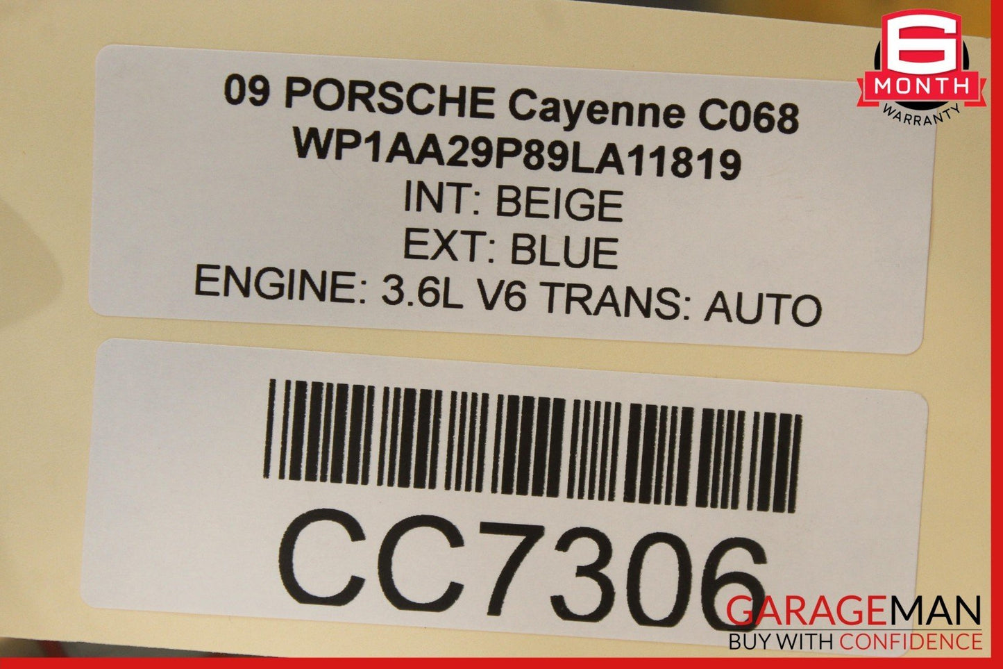 08-10 Porsche Cayenne 957 Rear Exhaust Muffler 95511112165 OEM