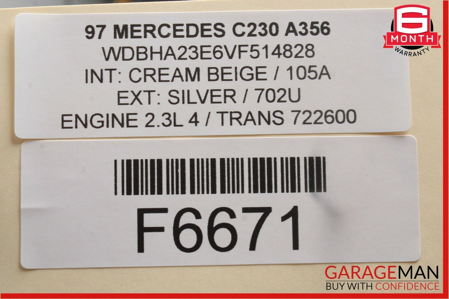 98-00 Mercedes W202 C230 C280 ABS ESP Anti Lock Brake Control Module Unit OEM