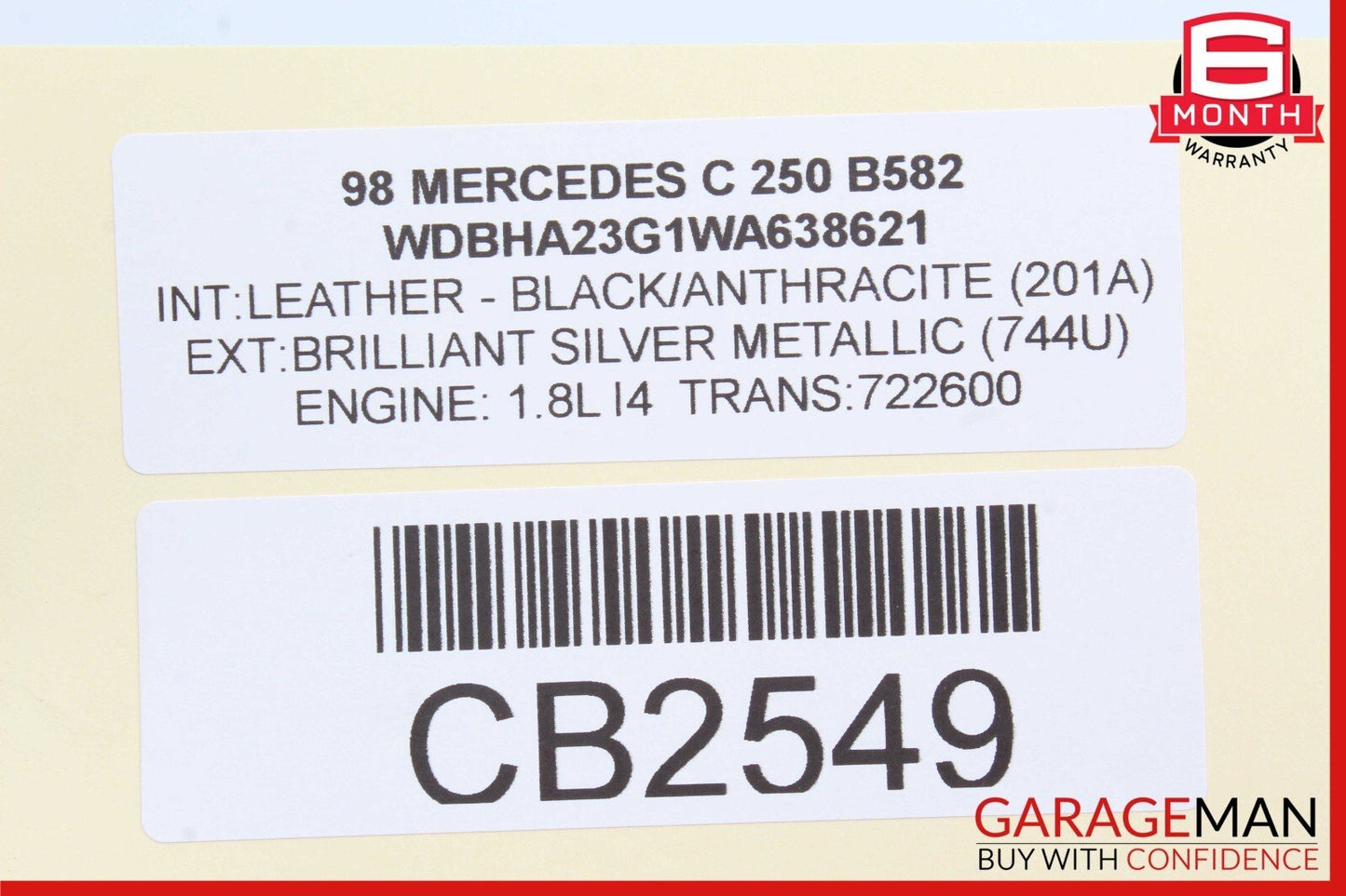 97-08 Mercedes W202 C230 SLK230 Rear Left / Right Side Tie Rod Control Arm OEM