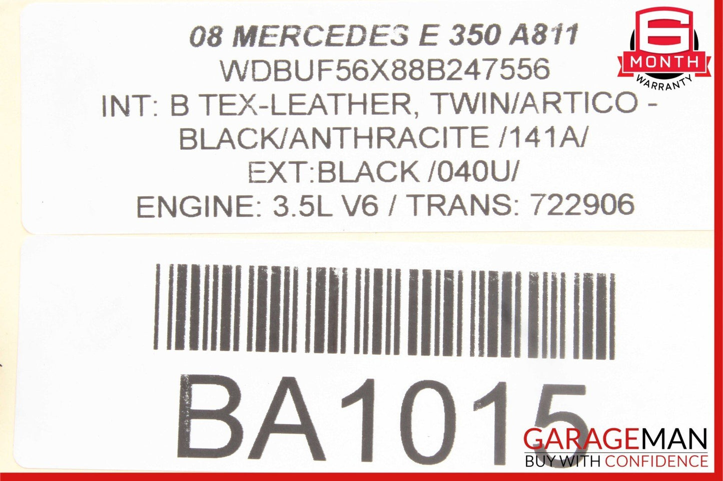 03-09 Mercedes W211 E350 E550 Front Right Side Door Window Regulator Motor OEM