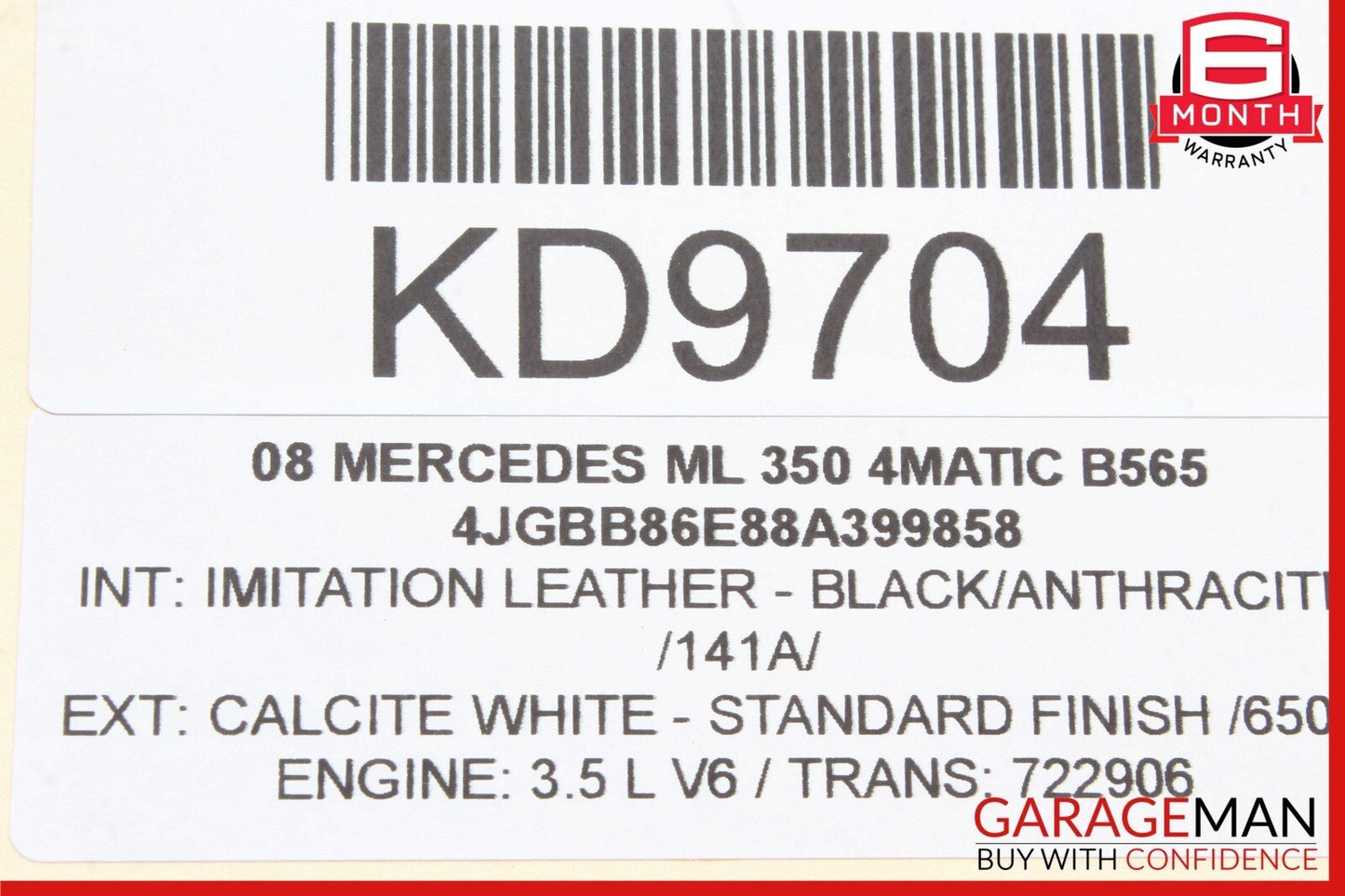 06-13 Mercedes W164 ML350 GL450 Front Right Side Door Control Module OEM