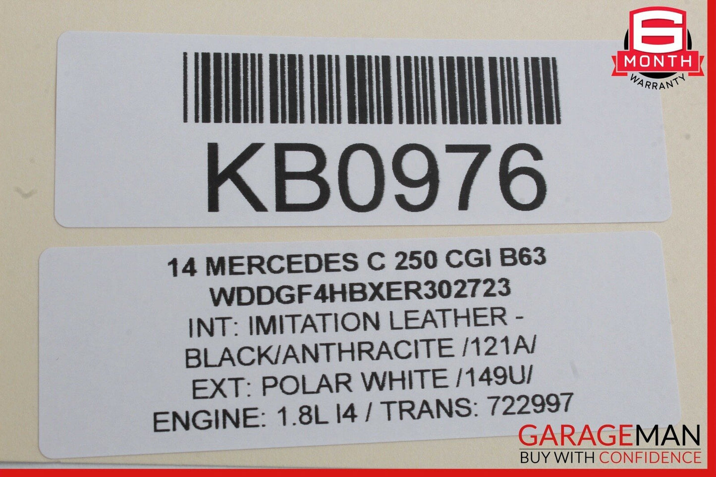 08-14 Mercedes W204 C250 Rear Left Driver Side Door Window Regulator Motor OEM