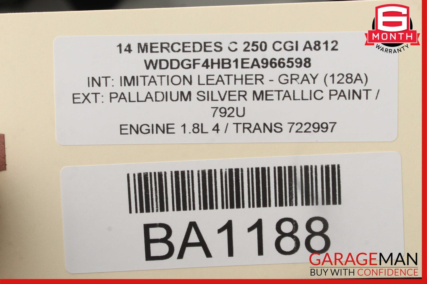 08-15 Mercedes W204 C250 C350 Front Right Side Door Control Module Unit OEM