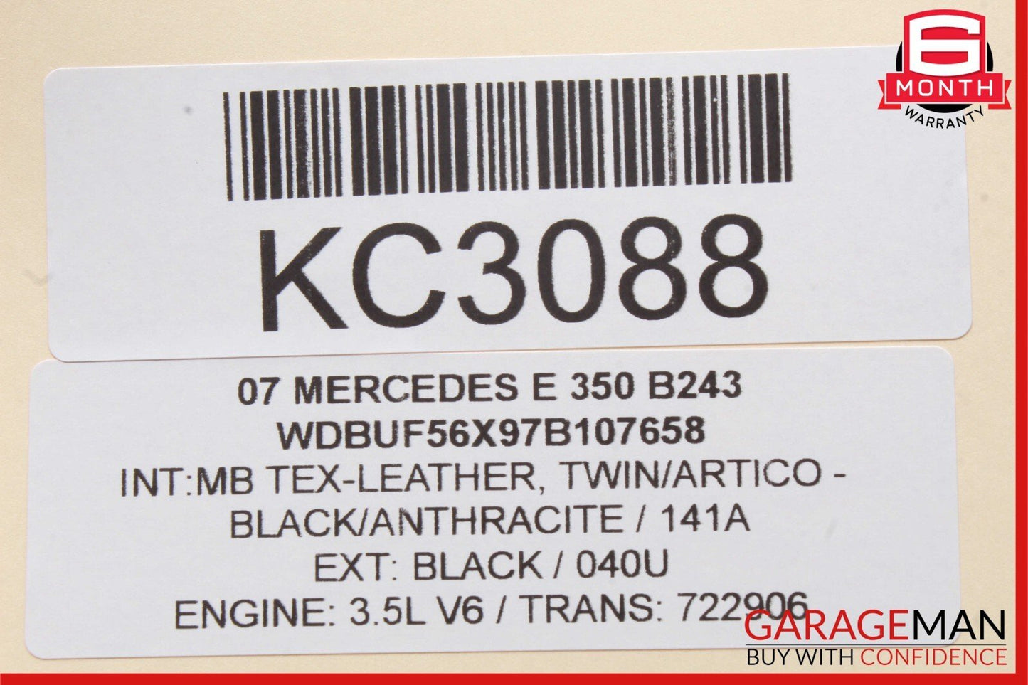 03-09 Mercedes W211 E350 E550 Front Left Side Door Window Regulator Motor OEM