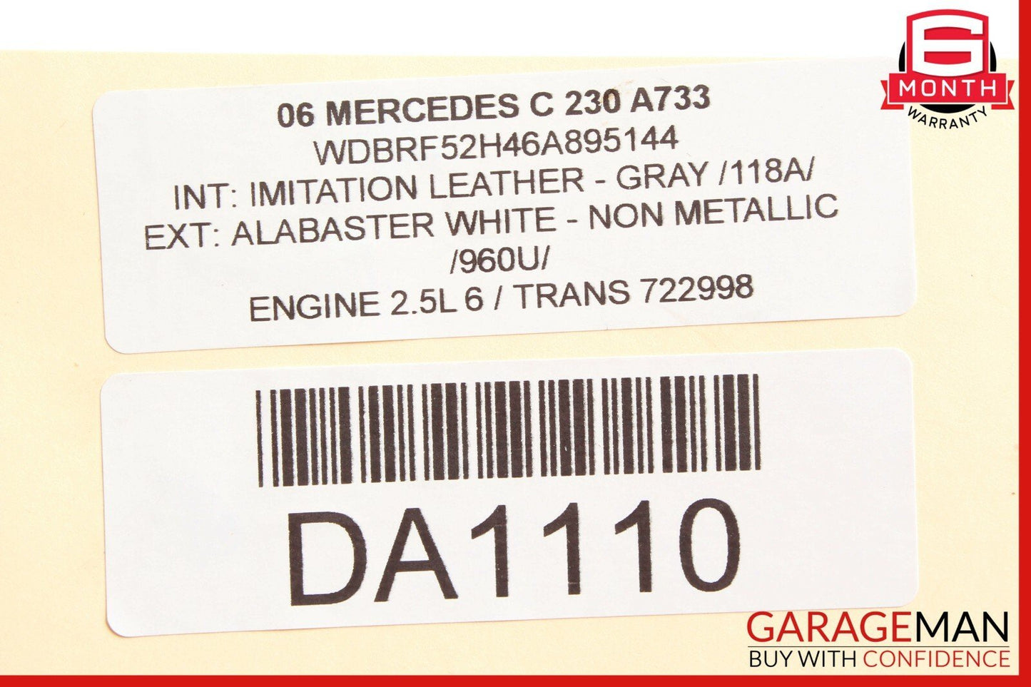 06-11 Mercedes W211 E350 CLS500 Front Left Driver Side Seat Adjustment Motor
