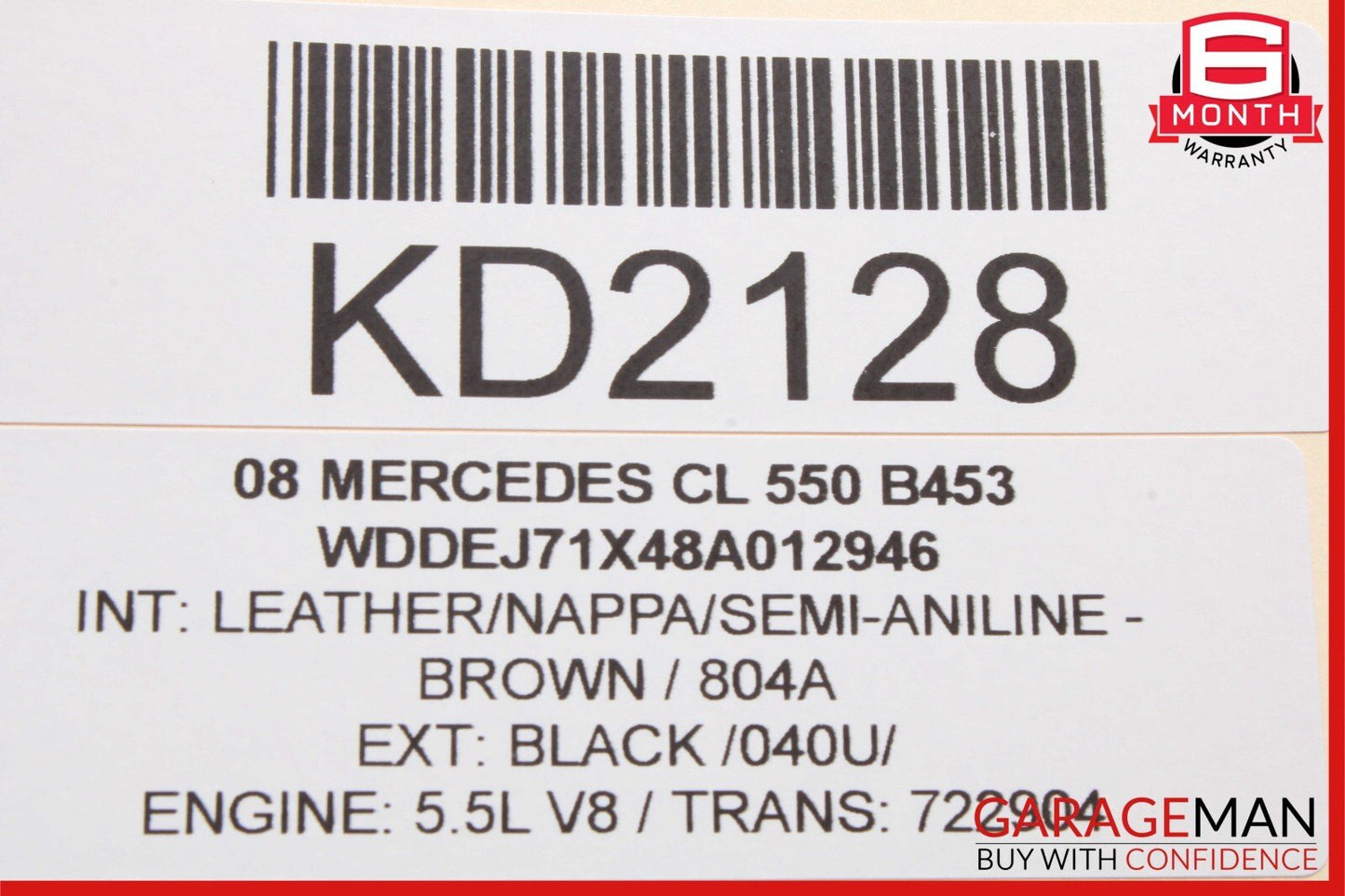 07-14 Mercedes W216 CL550 Front Left Side Door Tweeter Speaker Cover Brown