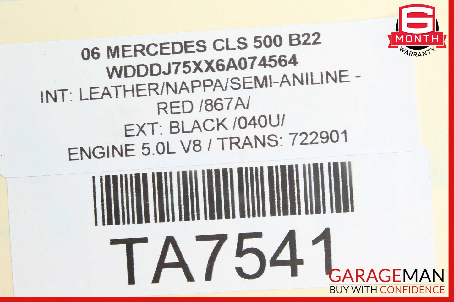03-11 Mercedes W219 CLS500 E500 Front Left Driver Side Upper Control Arm OEM