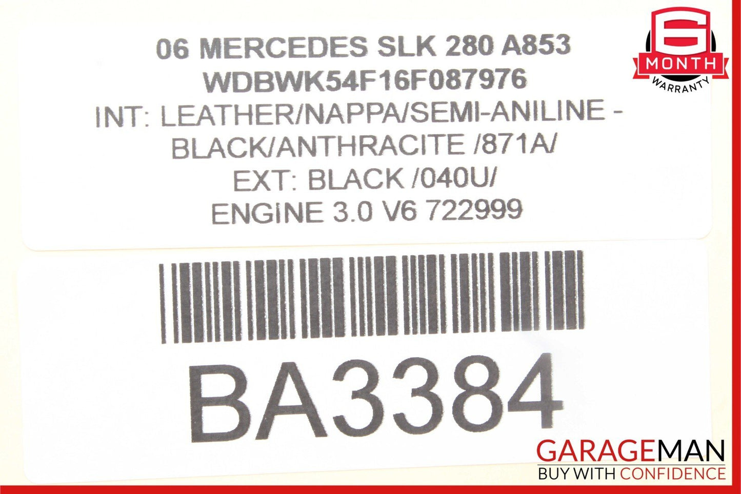 00-08 Mercedes R171 SLK280 Anti Theft Control Alarm Module 2118209126 OEM