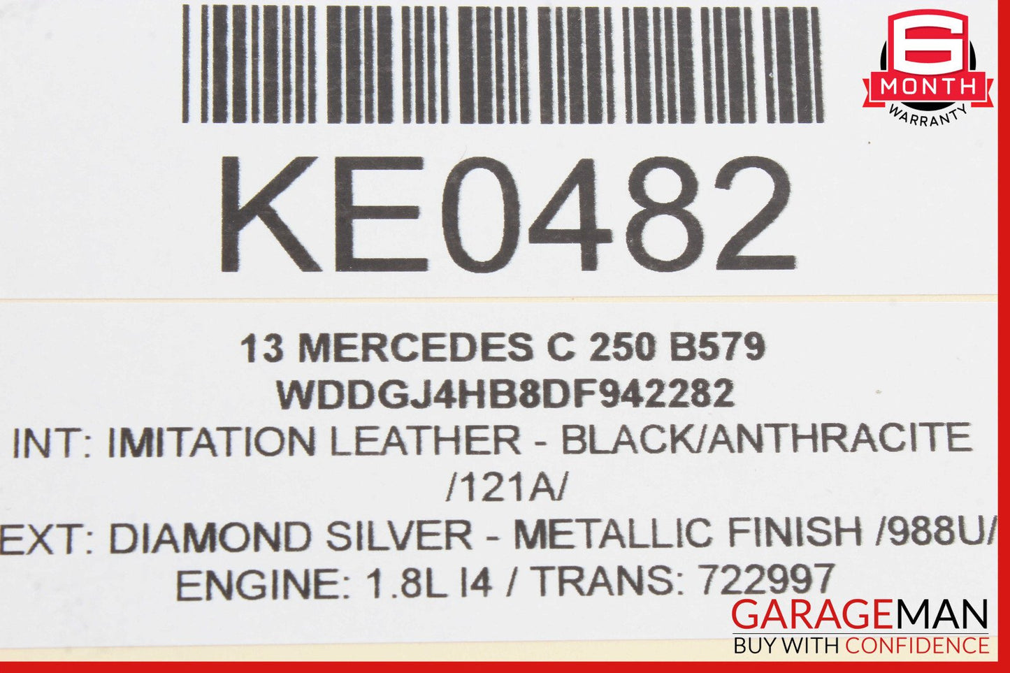 08-20 Mercedes W204 C250 E400 Front Right Side Door Lock Latch Actuator OEM