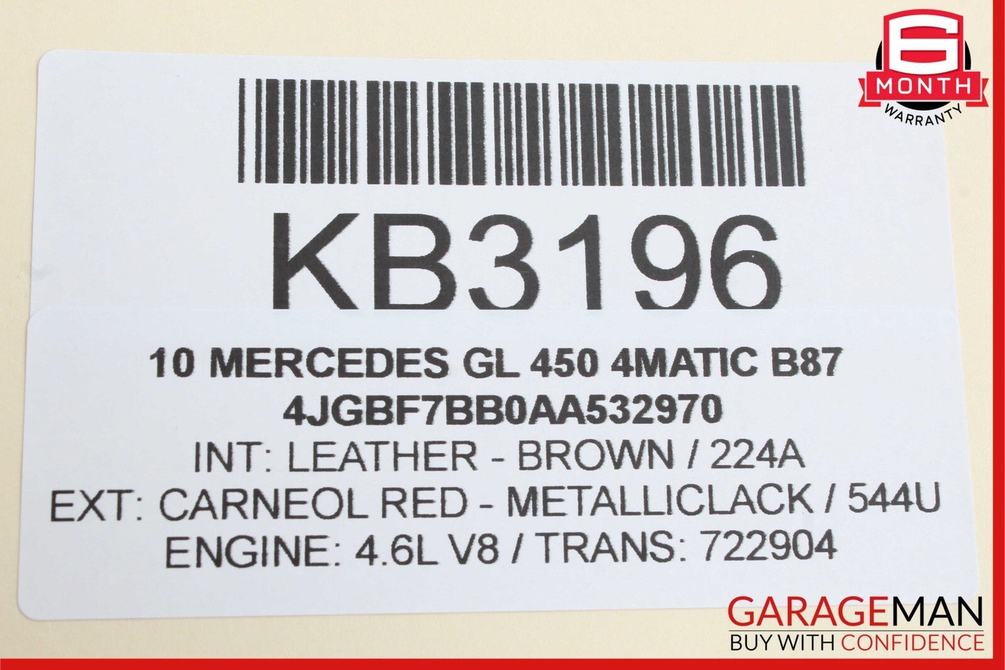 06-13 Mercedes X164 GL450 ML350 R350 Front Left Driver Door Control Module OEM