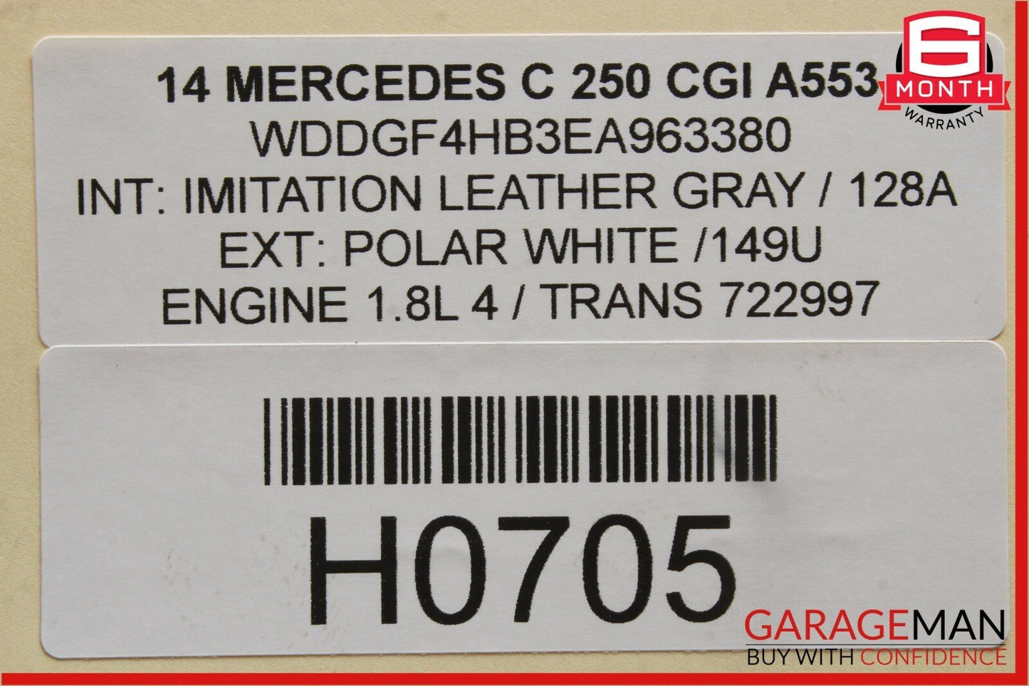 08-14 Mercedes W204 C250 C300 Front Left Side Door Window Regulator Motor OEM