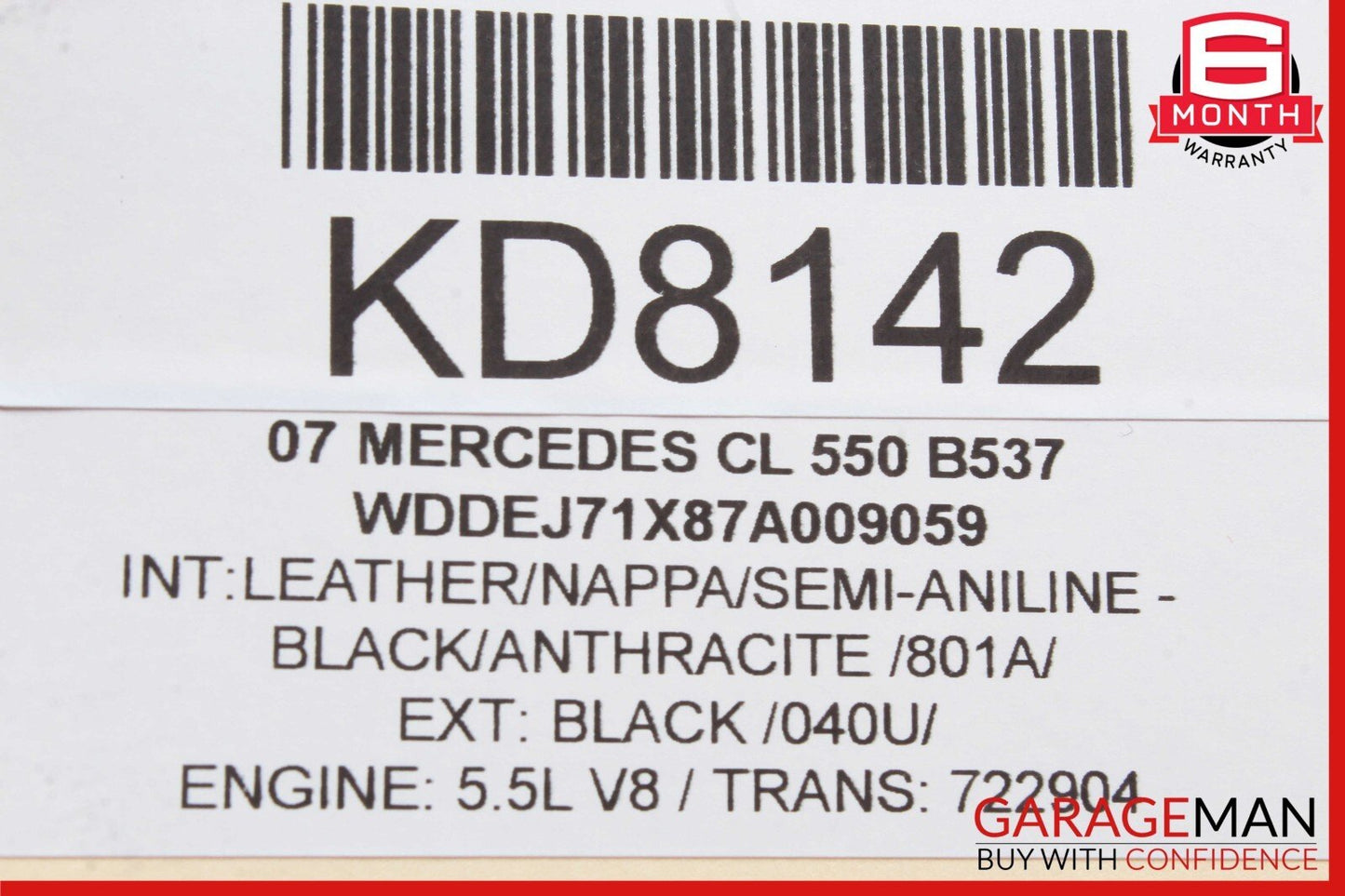 07-14 Mercedes W216 CL550 Active Body Control ABC Suspension Module Control OEM