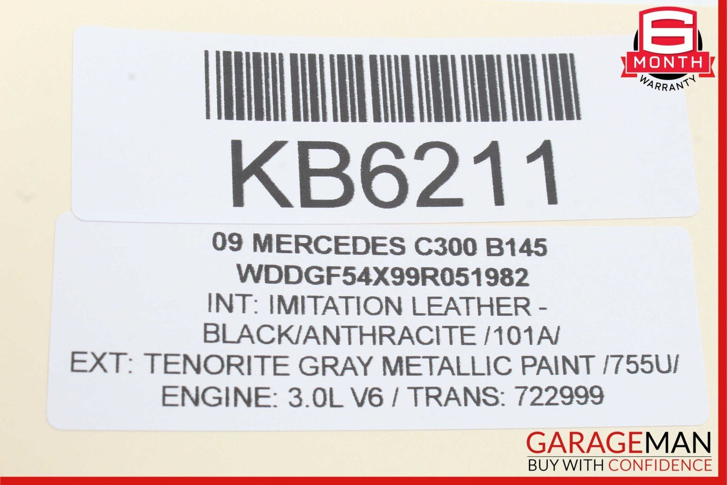 08-11 Mercedes W204 C300 C280 Front Left Side Mirror Rear View Door OEM