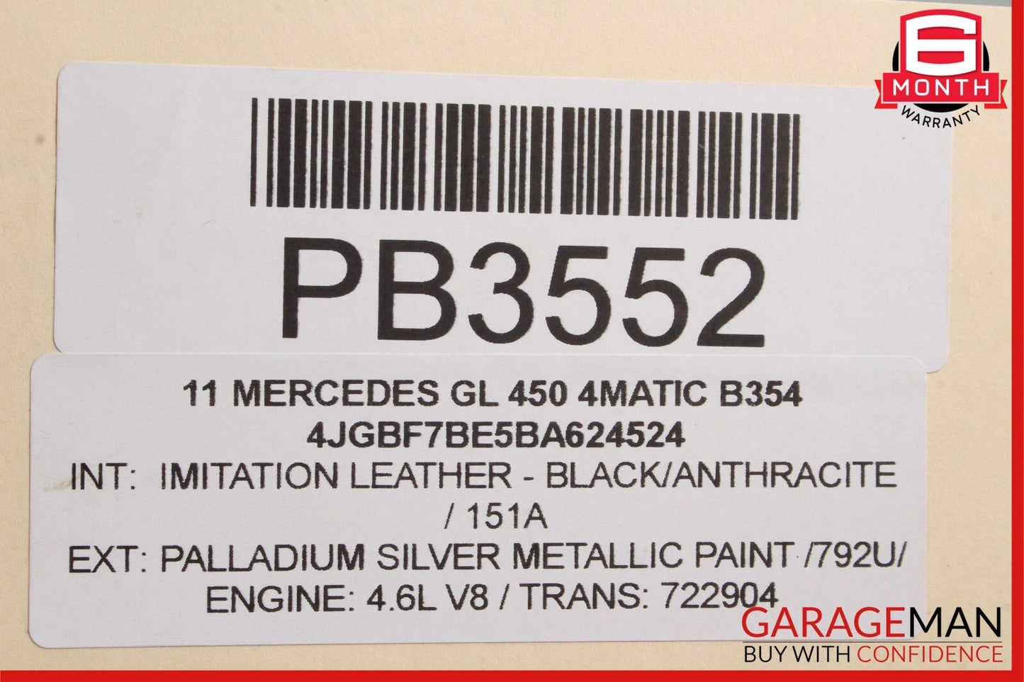 10-11 Mercedes X164 GL450 ML550 Auto Trans Automatic Transmission 722.904 OEM