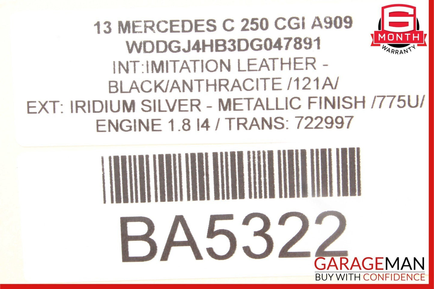 08-18 Mercedes W204 C250 CGI CLS550 Front Door Audio Speaker Logic 7 Set of 2 Pc
