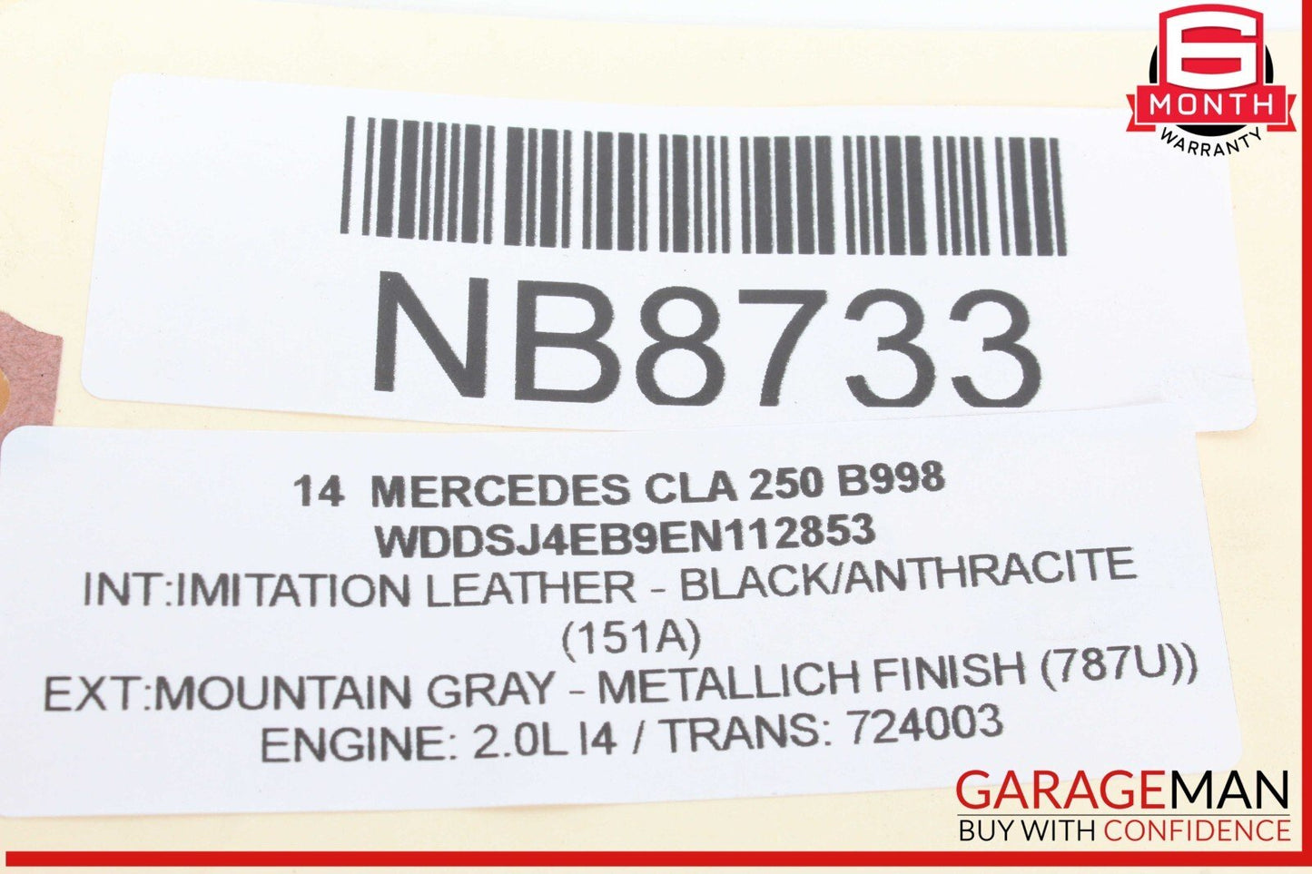 14-19 Mercedes W117 CL250 Rear Left Driver Side Spindle Knuckle Hub Bearing OEM