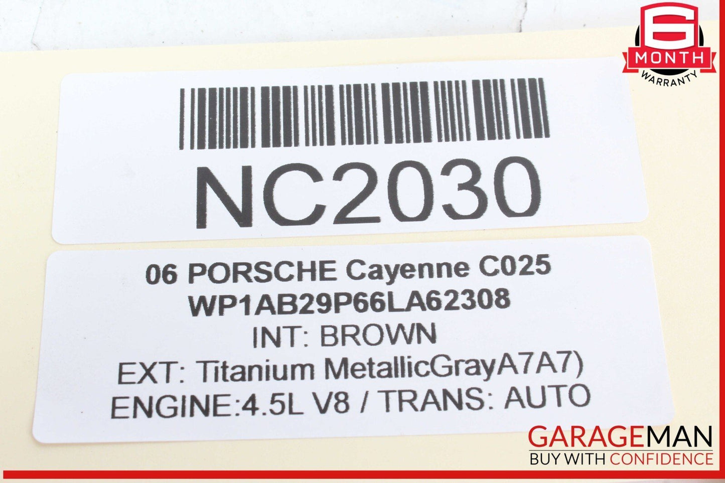 03-10 Porsche Cayenne 955 957 Rear Left Lower Control Arm 7L0505351 OEM