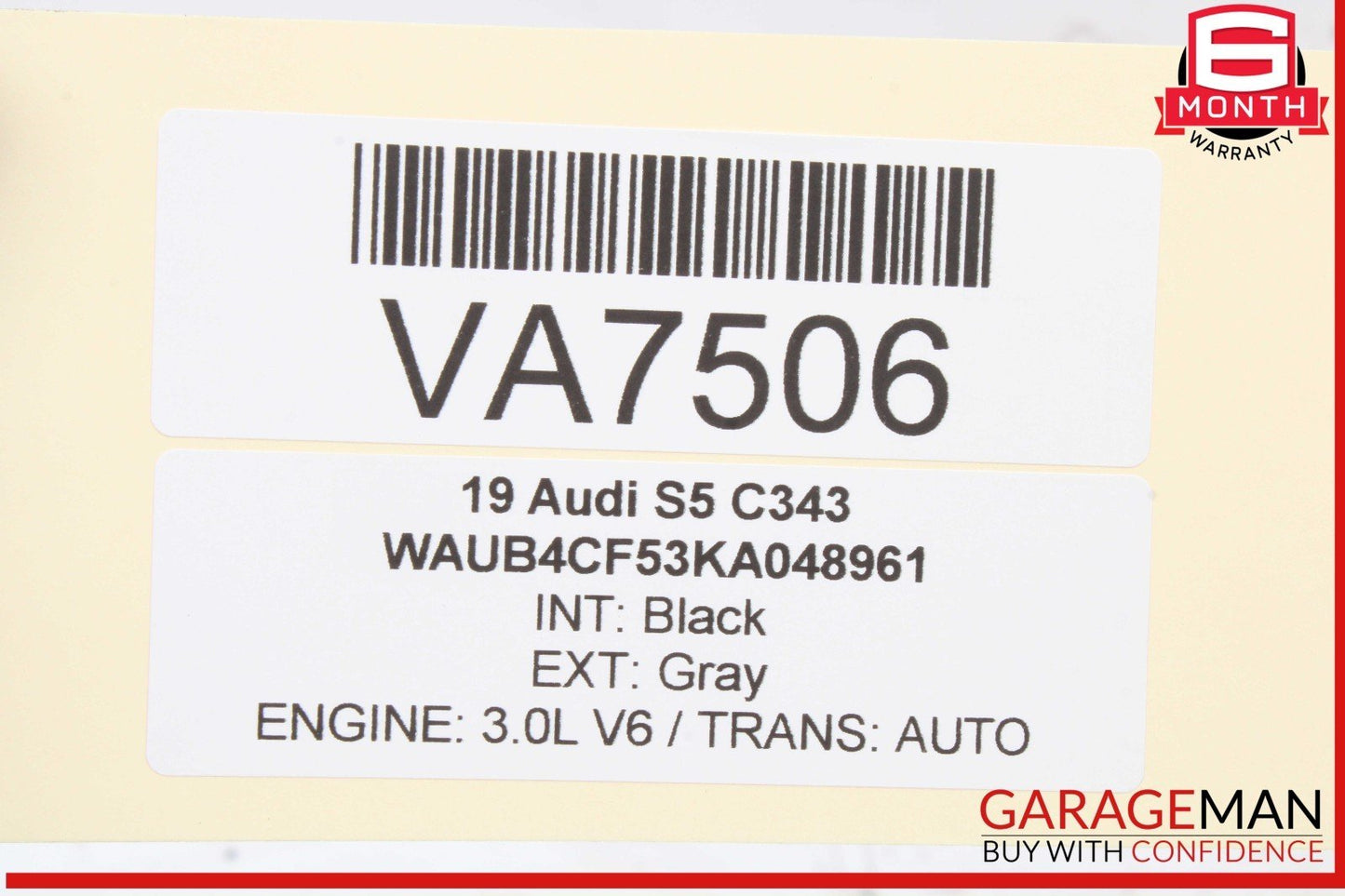 17-24 Audi S5 Front Right Passenger Side Lower Suspension Control Arm 8W0407156A