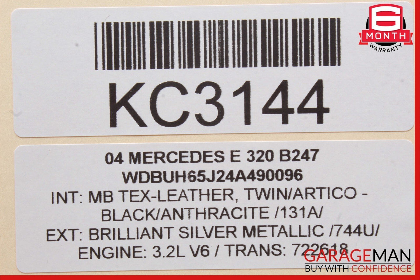 03-09 Mercedes W211 E320 E550 Front Left Side Door Window Regulator Motor OEM