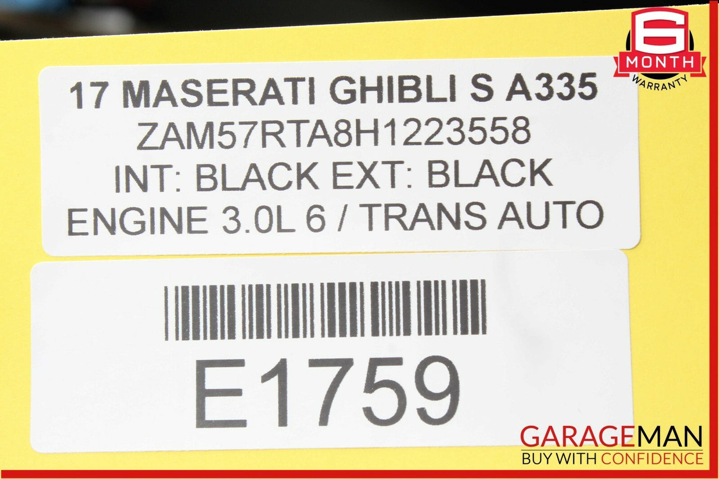14-17 Maserati Ghibli Front Right Passenger Side Dash AC A/C Air Vent Trim Panel