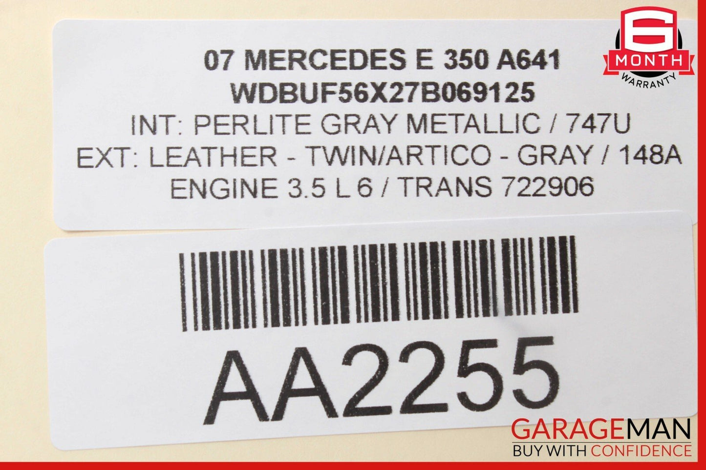 03-09 Mercedes W211 E350 E500 Rear Right Passenger Door Lock Latch Actuator OEM